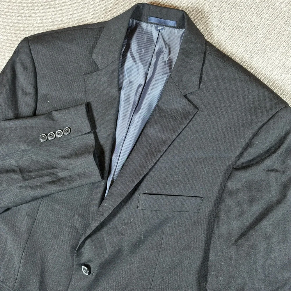 Jos. A. Bank Blazer Mens 41R Black Stretch Tailored Fit 1905 New Tradition
